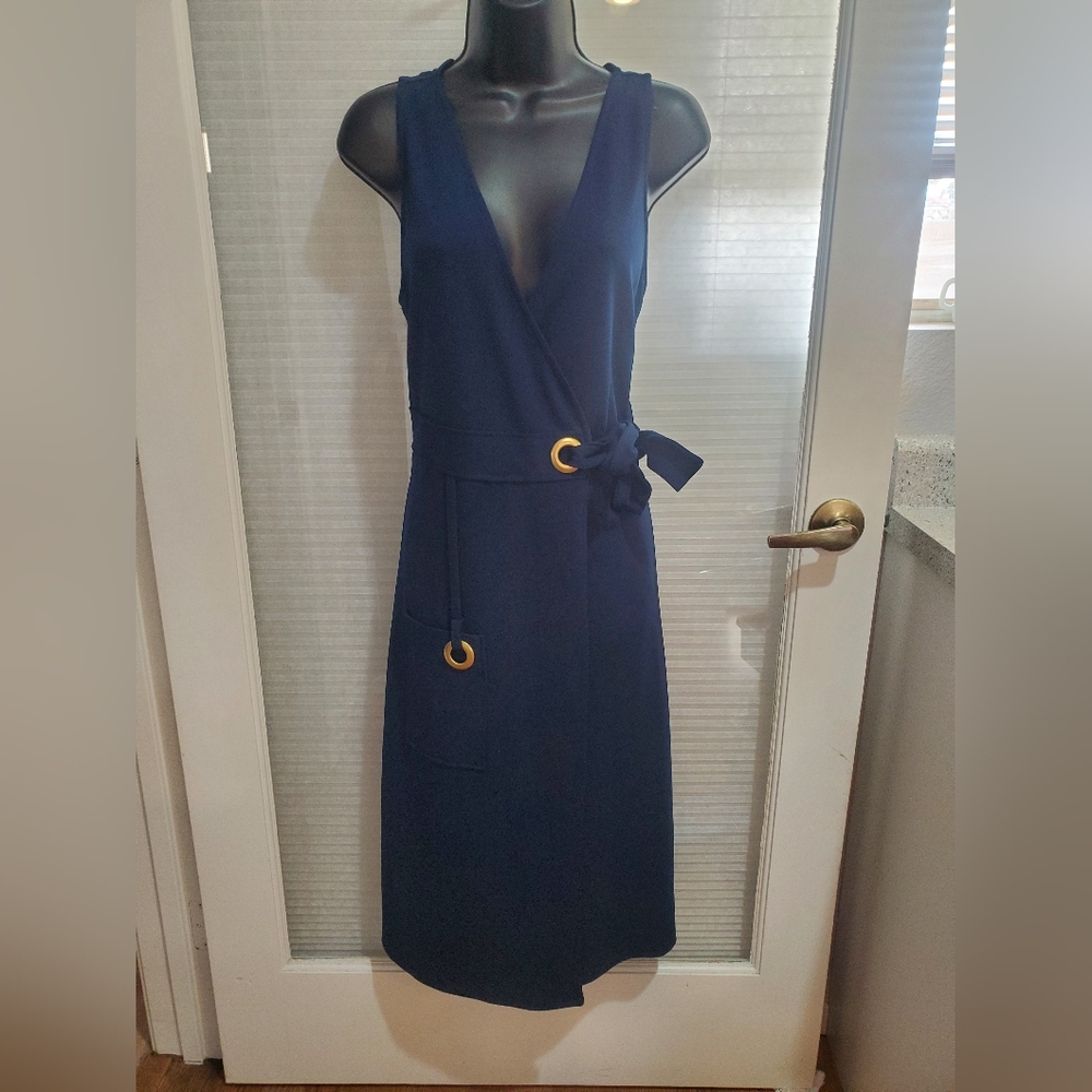 Kensie Faux-Wrap Dress
